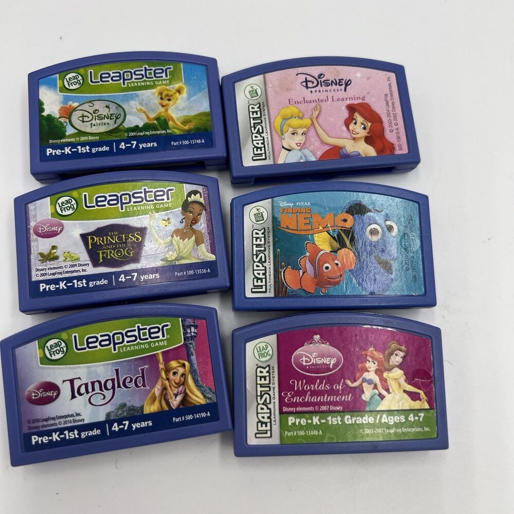 Disney Learning Game Cartridge Set - Blue